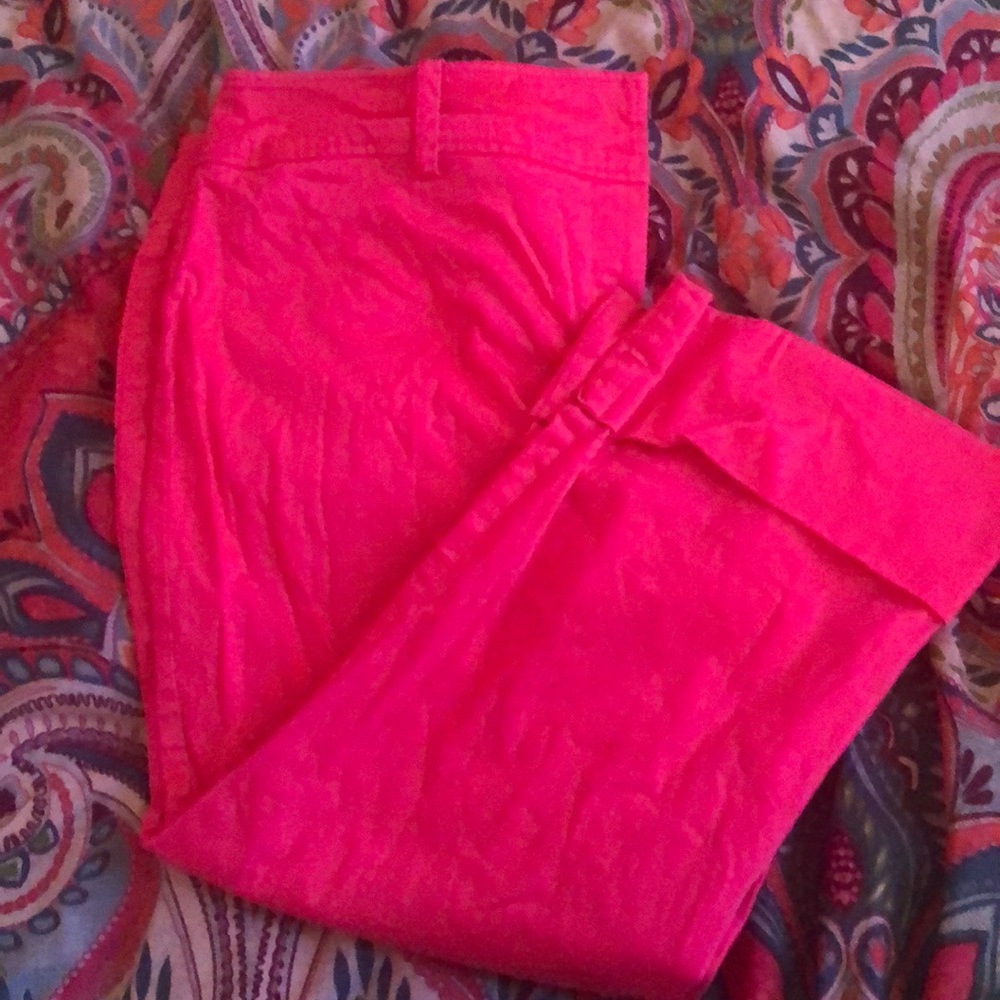 Hot pink capris . NWOT